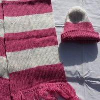 Топла шапка и шал, снимка 2 - Шапки, шалове и ръкавици - 23045683
