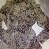 Ефирна риза леопардов принт