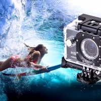 Екшън камера GoPlus, Модел SP1080p, водоустойчива, micro USB, Водоустойчивост до 30 м, 2-inch, Черна, снимка 6 - Камери - 24612136