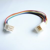 Автомобилен кабел за касетофон с накрайници 12pin(м)/12pin(ж) 0,25m 12V, снимка 1 - Аксесоари и консумативи - 23358951