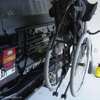 Авто-стойка за до два велосипеда и инвалидна количка, снимка 3 - Аксесоари и консумативи - 22033091
