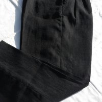 мъжки черен панталон с ръб, снимка 2 - Панталони - 23045731