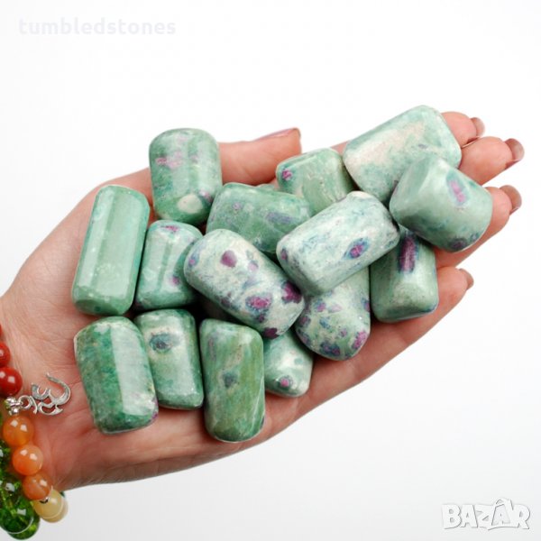 Рубин зоисит, Рубин фусчит с високо качество, Рубин зоисит, снимка 1