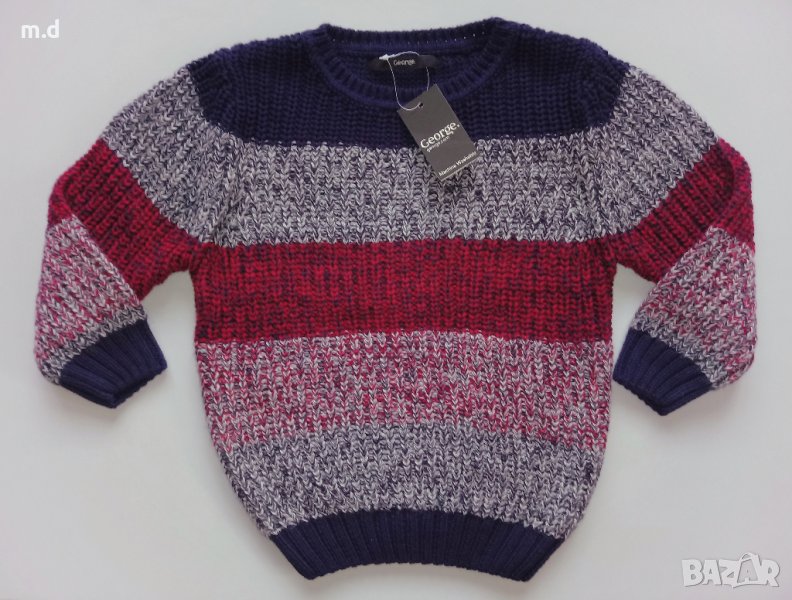 Дебел пуловер George за момче, размер 3-4 години, ръст 98-104 см, снимка 1