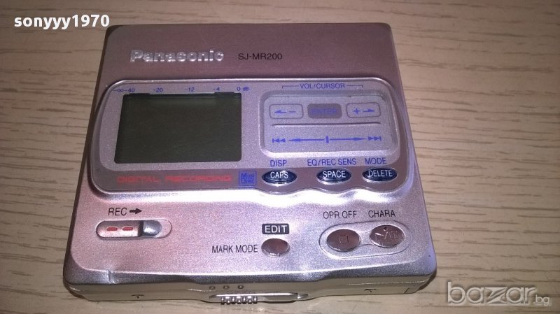 panasonic md recorder-внос швеицария, снимка 1