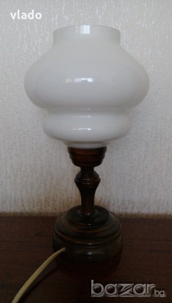 Настолна лампа - масив , снимка 1