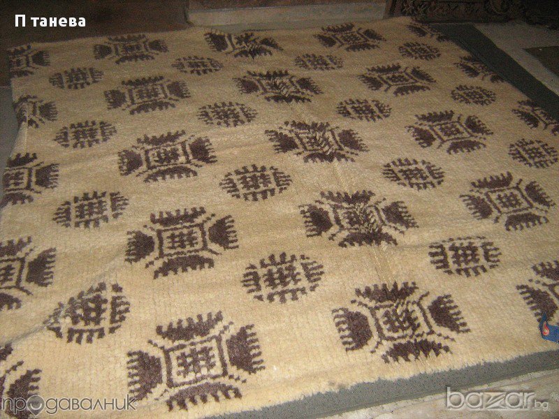 100% вълнен ръчнотъкан губер 200/210, снимка 1