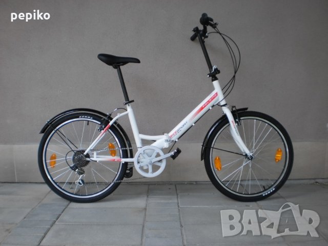 Продавам колела внос от Германия двойносгъваем велосипед FOLDING BIKE SPORT 24 цола модел 2018г