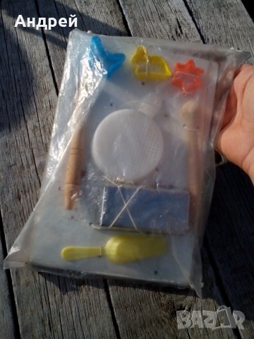 Стара детска играчка,комплект за игра, снимка 3 - Антикварни и старинни предмети - 25791167