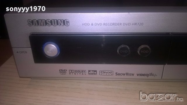 samsung dvd-hr720/xeg hdd/dvd recorder-внос швеицария, снимка 6 - Ресийвъри, усилватели, смесителни пултове - 18303882