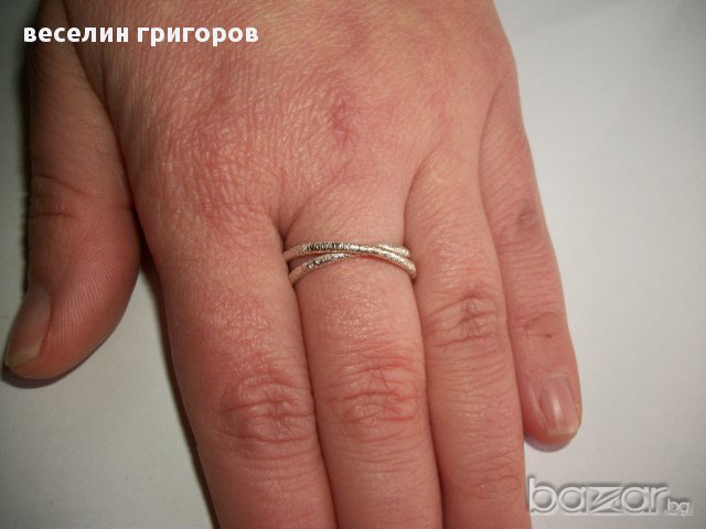 сребърен пръстен, снимка 7 - Пръстени - 17212730