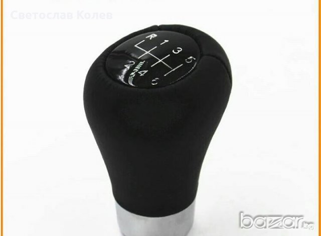 Топка скоростен лост BMW естествена кожа 5 и 6 скорости, снимка 3 - Аксесоари и консумативи - 21008629