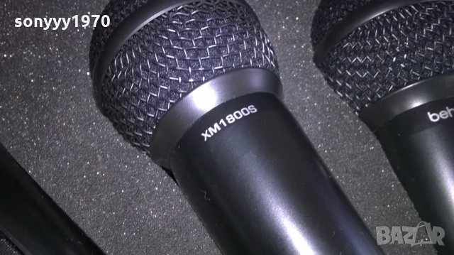 behringer 3бр микрофони в куфар-внос швеицария, снимка 8 - Микрофони - 22735225