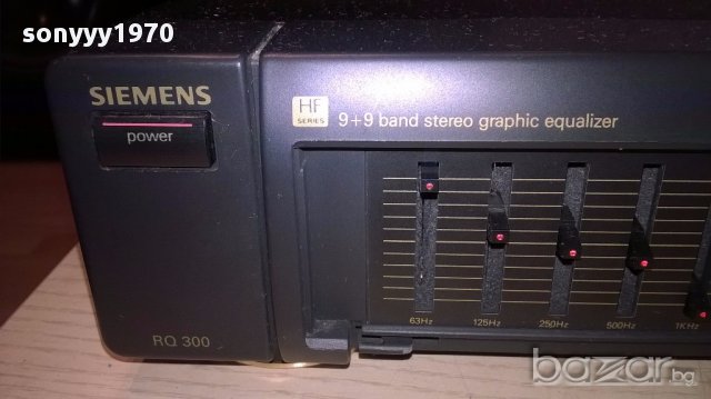 Siemens rq300g4-equalizer hf series made in germany-внос швеицария, снимка 4 - Ресийвъри, усилватели, смесителни пултове - 13867701