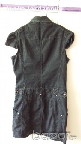 Дънкова рокля, размер М-Л, снимка 4 - Рокли - 17803334