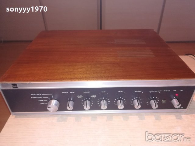 ПОРЪЧАН-dual cv31 amplifier-made in germany-внос швеицария, снимка 3 - Ресийвъри, усилватели, смесителни пултове - 20361529