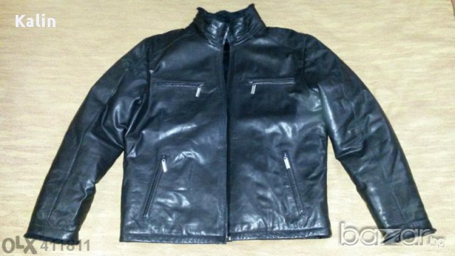 Дизайнерско кожено яке-кожух Giorgio Armani, снимка 4 - Якета - 11916696