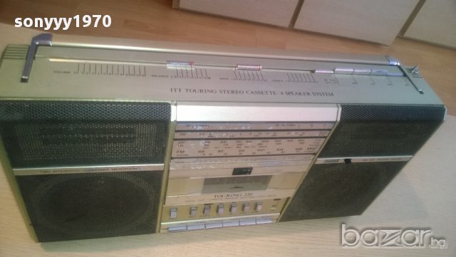 itt-touring 220-ретро касетофон-внос швеицария, снимка 11 - Ресийвъри, усилватели, смесителни пултове - 11269243