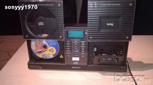 weltech-cd/deck/tuner/amplifier/aux-внос швеицария, снимка 7 - Ресийвъри, усилватели, смесителни пултове - 12665539