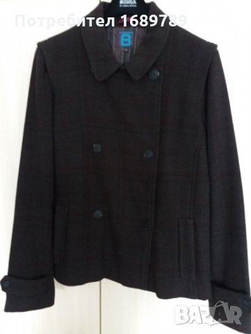BENSIMON почти ново оригинално дамско вълнено сако/яке- размер 40 , снимка 3 - Якета - 22720017