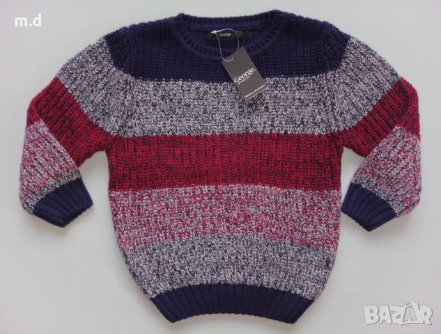 Дебел пуловер George за момче, размер 3-4 години, ръст 98-104 см