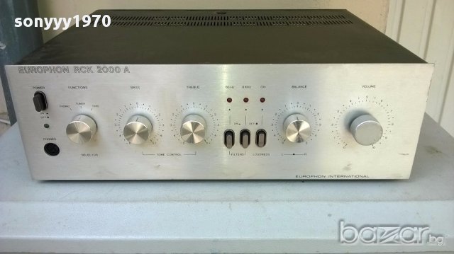 europhon rck 2000a stereo amplifier-внос швеицария, снимка 3 - Ресийвъри, усилватели, смесителни пултове - 18177005