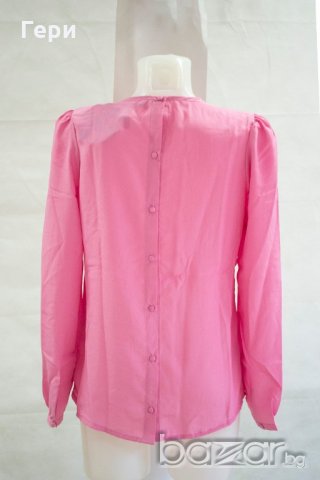 Розова дамска риза марка Rosalita Mc Gee - S, снимка 3 - Ризи - 18214438