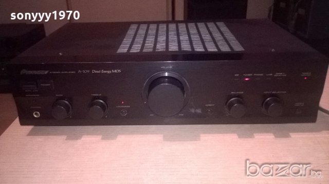pioneer a-109 stereo ampli-транзисторен усилвател-внос франция, снимка 6 - Ресийвъри, усилватели, смесителни пултове - 19850691