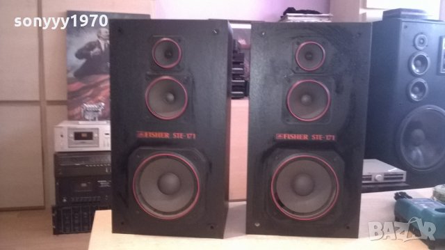 fisher hifi model ste-171 3way/germany-2x60w/8ohm-swiss, снимка 2 - Тонколони - 24488468