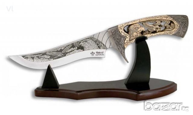 Колекцонерски ловен нож -180 / 310 - 5 модела ( Елен, Мечка, Вълк, Орел, Дракон), снимка 10 - Ножове - 19109809