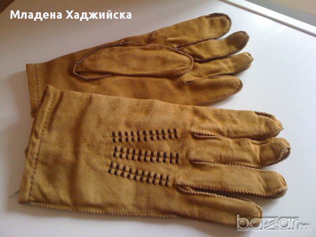 мъжки велурени ръкавици, снимка 2 - Други - 13654375