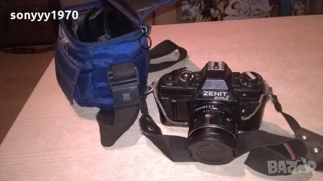 zenit-made in russia-фотоапарат с обектив-внос швеция, снимка 13 - Фотоапарати - 25390790