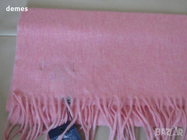  Фин шал 100% кашмир, корал, Монголия, снимка 3 - Шапки - 23745107