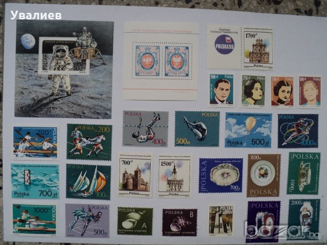 Пощенски марки от Чехословакия - Полша - ГДР, снимка 3 - Филателия - 21310402