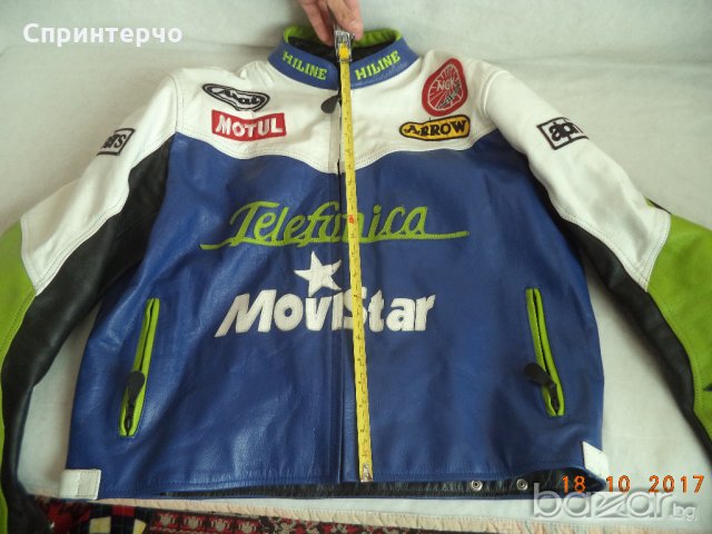 Кожено мото яке Alpinestar, снимка 2 - Якета - 19613908
