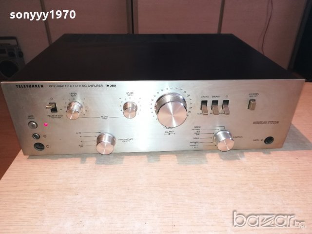 telefunken ta350 hifi amplifier-за ремонт-внос швеицария, снимка 6 - Ресийвъри, усилватели, смесителни пултове - 21305324