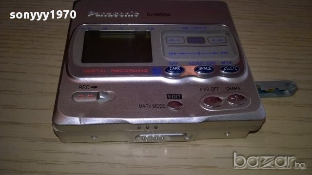 panasonic md recorder-внос швеицария, снимка 5 - MP3 и MP4 плеъри - 12495997