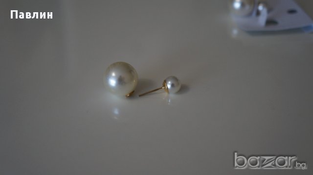 Дамски Обеци, реплика на Dior, снимка 6 - Обеци - 15441404