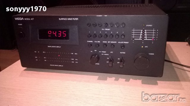 Wega modul 42t hifi tuner-west-germany-внос швеицария, снимка 7 - Ресийвъри, усилватели, смесителни пултове - 14606998