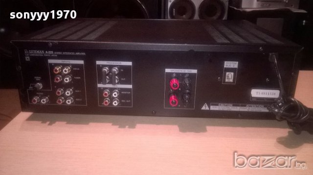 Luxman a-225 stereo ampli-made in japan-внос швеицария, снимка 10 - Ресийвъри, усилватели, смесителни пултове - 15084161