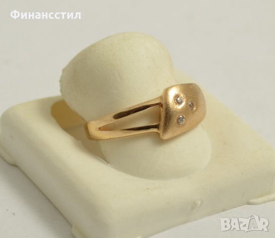 златен пръстен 43538-8, снимка 2 - Пръстени - 23648781