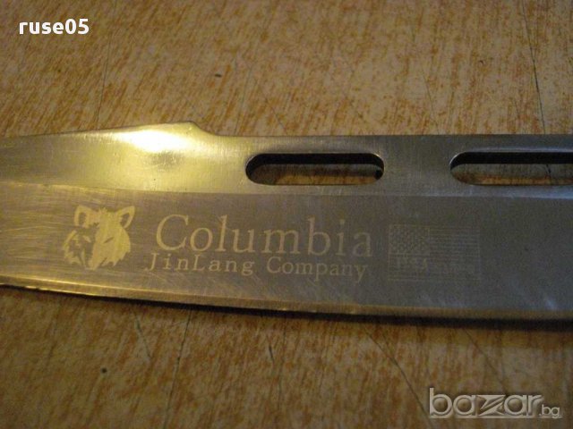 Нож "Columbia" с кания, снимка 3 - Други ценни предмети - 13542520