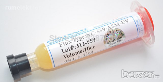 Флюс за запояване SMD елементи AMTECH NC-559-ASM-UV