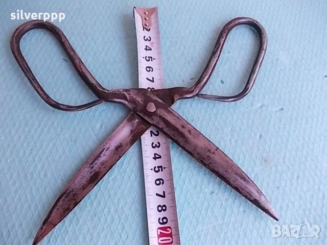  Стара абаджийска ножица , снимка 2 - Антикварни и старинни предмети - 23197996