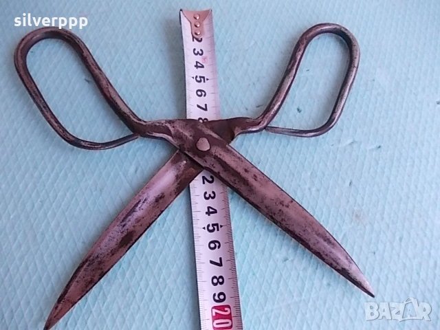  Стара абаджийска ножица , снимка 2 - Антикварни и старинни предмети - 23197996