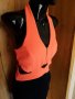 Оранжево-черна къса рокля по тялото с голи участъци М, снимка 3