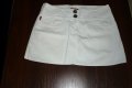 бяла памучна мини пола, снимка 2
