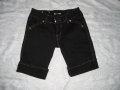 Черни къси дънки ОNLY, снимка 1 - Къси панталони и бермуди - 18173810