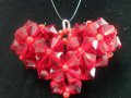 Сърце с кристали Сваровски 002, снимка 7