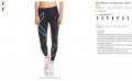 2XU Women's Compression Tights Black Baby Blue, снимка 2